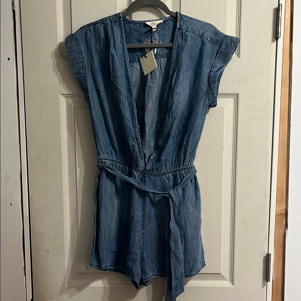 Elan Indigo Denim Jumpsuit